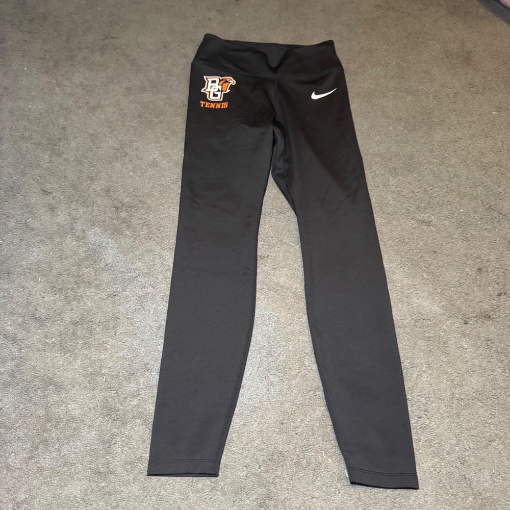 Nike Dri-FIT BGSU Tennis Leggings Black Bowling Green Falcons Womens Small